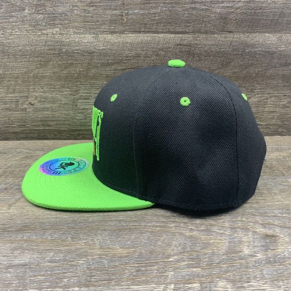 PAPERGAMES PGC Hat Baseball Ball Cap Adjustable SNAPBACK Flat Bill Embroidered - Picture 5 of 9